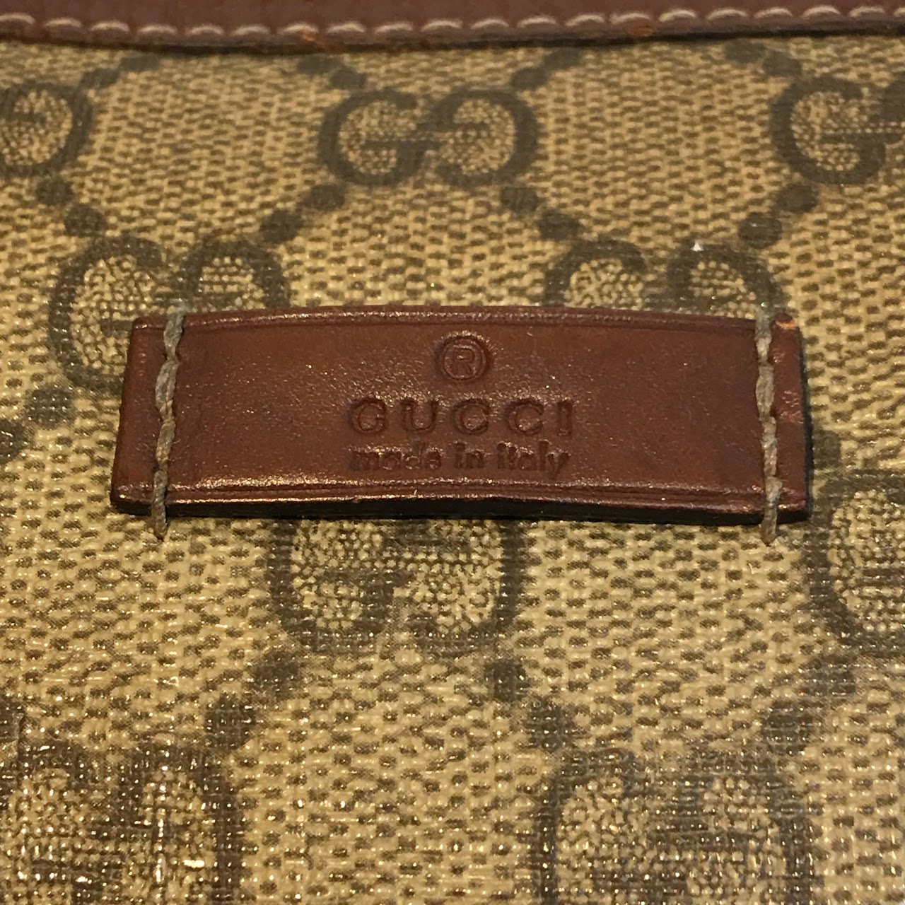 Gucci Monogrammed Bowling Bag