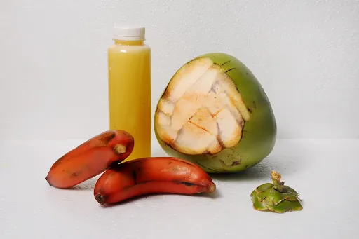 Tender Coconut With Red Banana