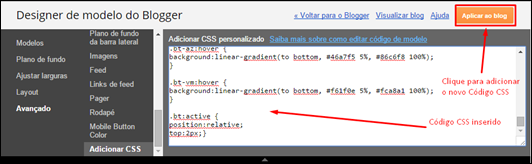 Crie botões personalizados para o seu Blogger - Visual Dicas