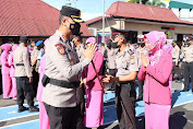 Sebanyak 16 Personil Polres Soppeng Naik Pangkat 