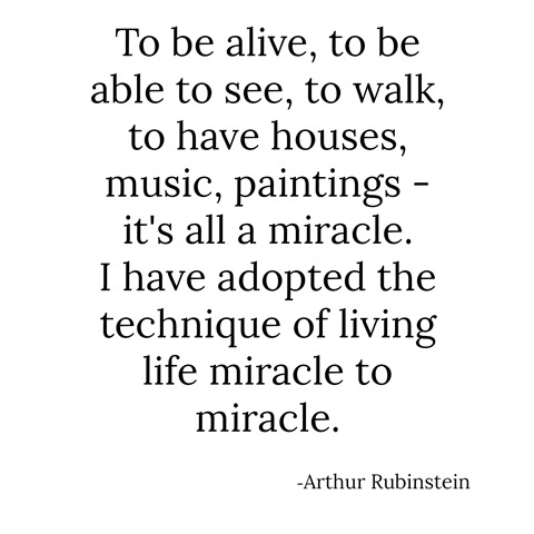 miracle -- arthur rubinstein