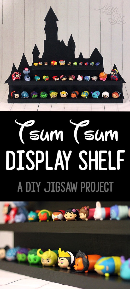 An adorable way to organize and display TsumTsums. Would also work for shopkins or matchbox cars.  The building plans and video tutorial are available. It looks really easy to make! 