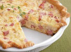 Ham and Blue Cheese Quiche