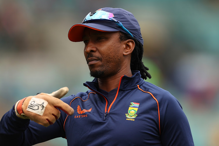 Proteas interim coach Malibongwe Maketa during the Test series in Australia. Picture: GETTY IMAGES/MARK KOLBE