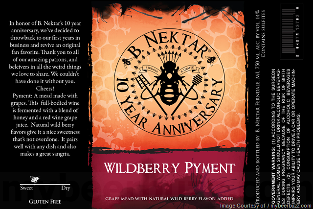 B. Nektar Meadery - 10 Year Anniversary Wildberry Pyment