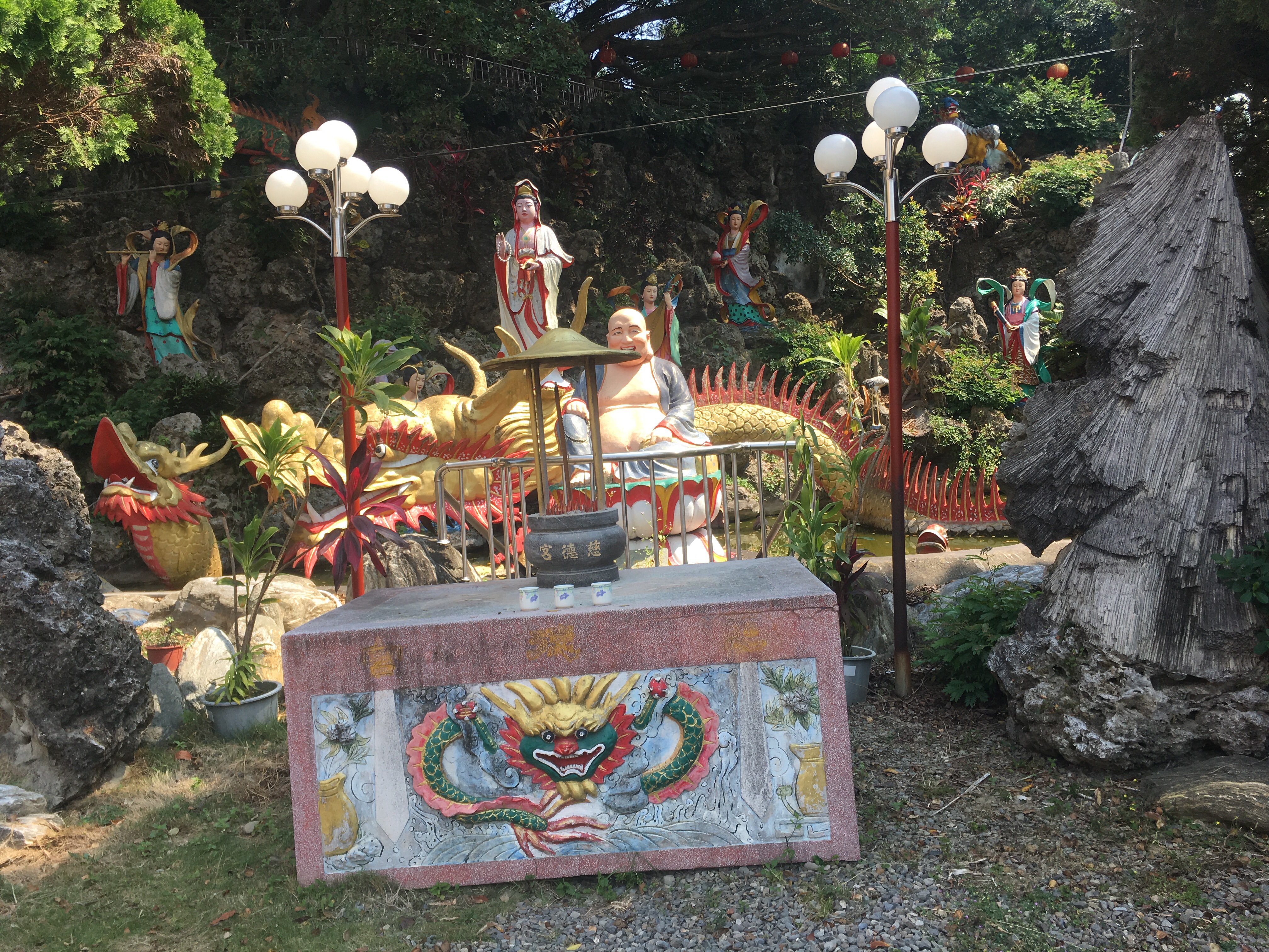 tzude temple, caotun, nantou, taiwan