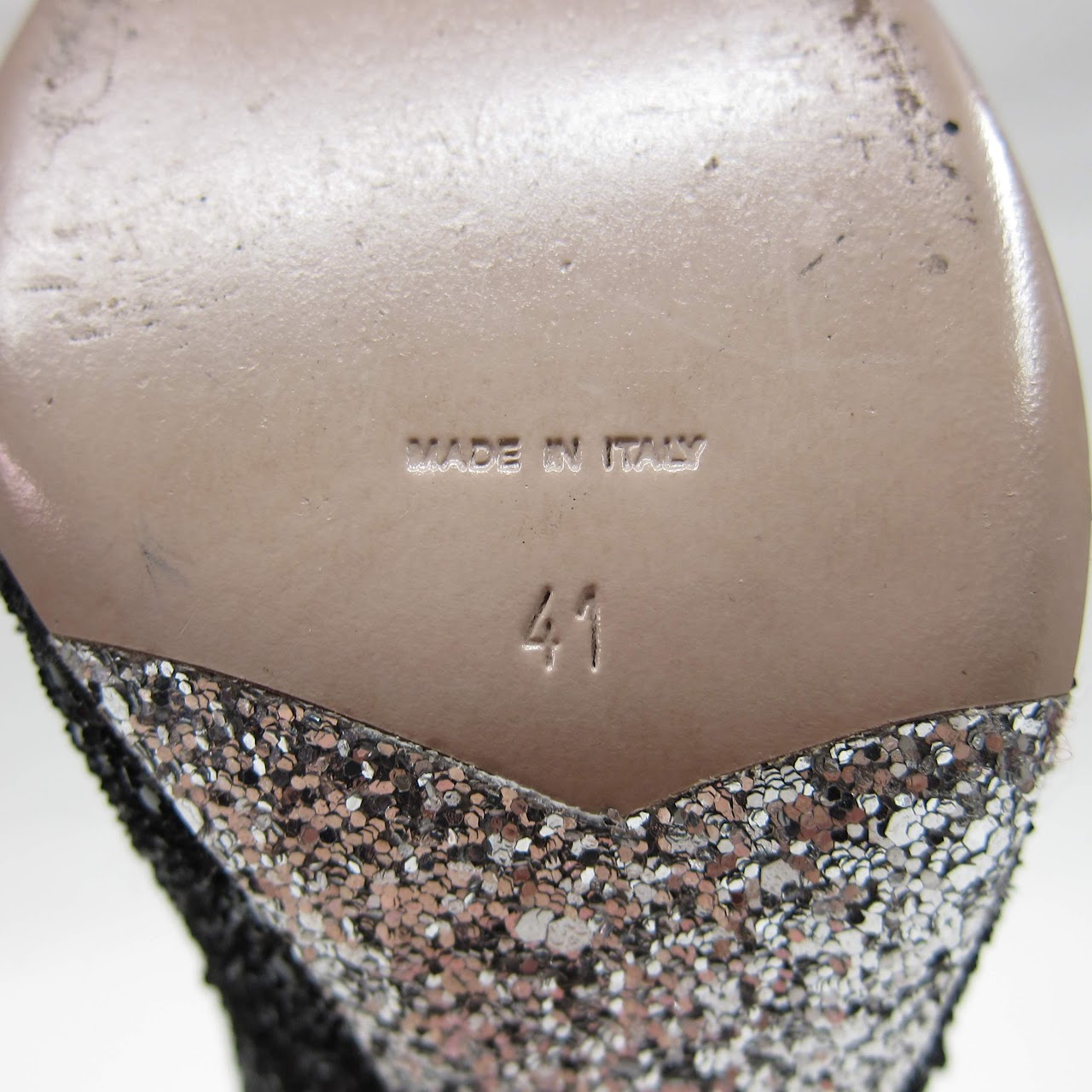 Miu Miu Glitter Mary Janes