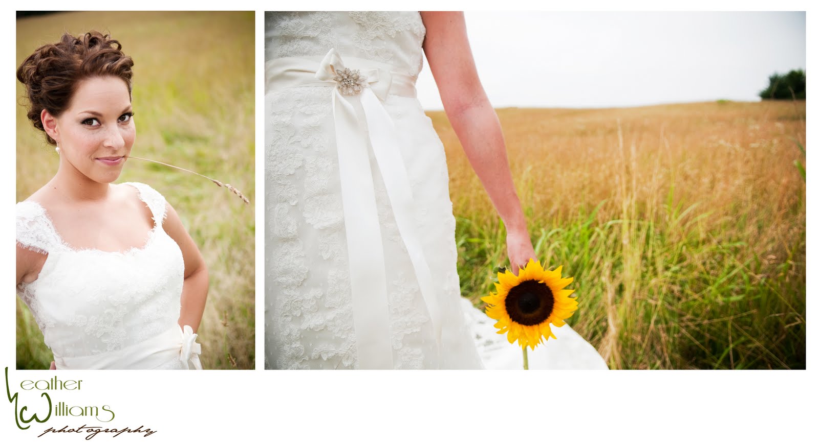 coloured wedding dress