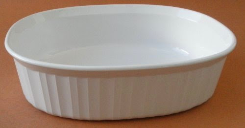  Corning Ware F-12-B 1.8 Liter French White Casserole Ovenware Dish - No Lid