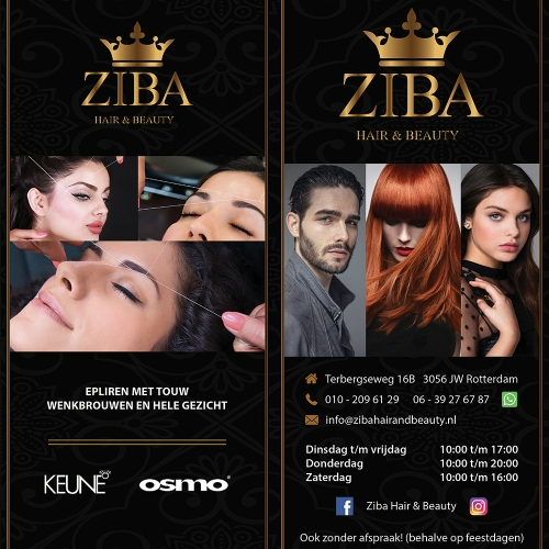 Ziba Hair en Beautysalon logo
