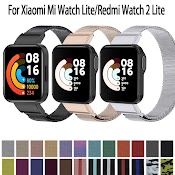 Dây Đeo Thay Thế Bằng Inox Cho Đồng Hồ Thông Minh Redmi Watch 2 Lite Xiaomi Mi Watch Lite