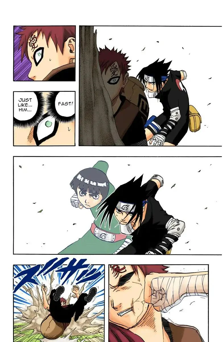 Chapter 111 Sasuke Vs. Gaara!! Page 17