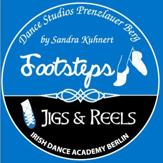 Footsteps Dance Studios & Jigs'n'Reels Irish Dance Academy logo