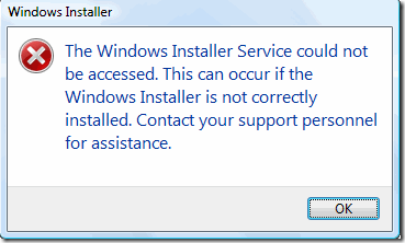 errore di installazione di Windows