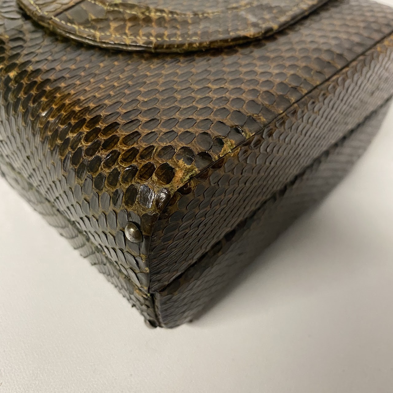 Genuine Cobra Skin Handbag