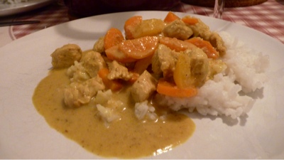 Curry thailandez