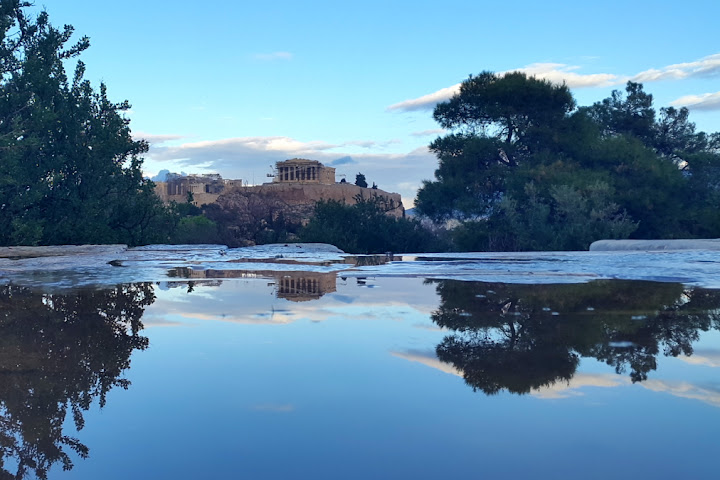 AGORA ANTIGUA, MUSEO ARQUEOLOGICO, ATARDECER EN FILOPAPO, NOCHE EN GAZI - ATENAS 4 días sin calor ni turistas (16)