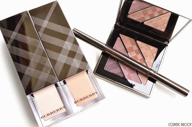 Burberry Makeup Look Complete Eye Palette No.12 Nude Blush Review Swatches