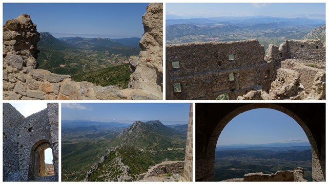 1. Narbona. Cucugnan. Castillos Queribus y Peyrepertuse. Gargantas Galamus. - De viaje por Francia: diarios, viajes y excursiones en coche. (29)