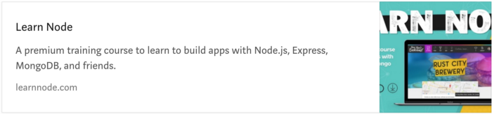 Formation pour appredre 'Node' et créer des applications (node.js)