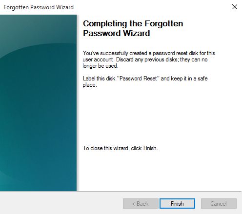 Procedura guidata password dimenticata, Windows, ripristino, password, utente, account, locale