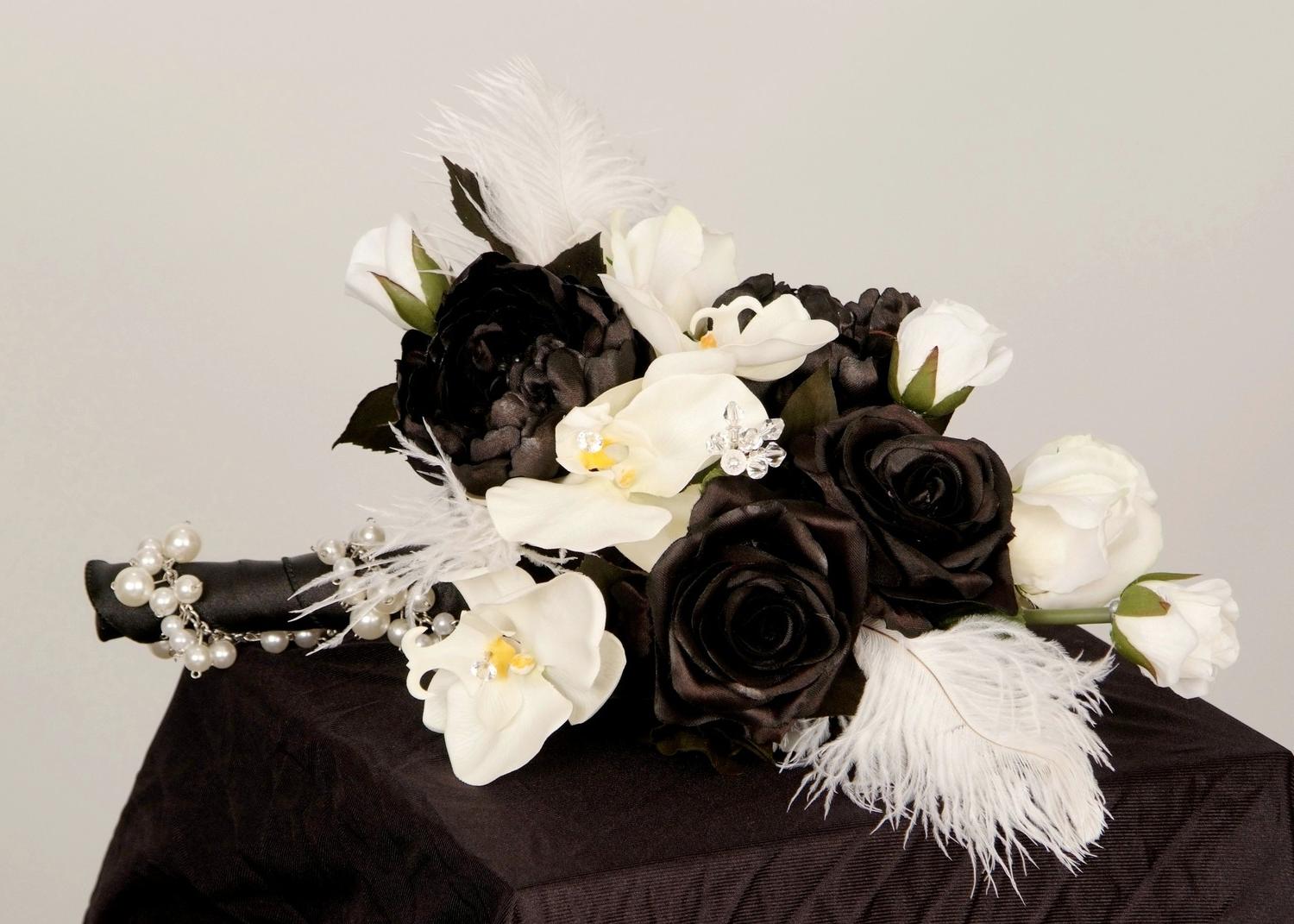 Black Wedding Bouquet Black