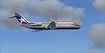 Classic DC-9-30 at altitude