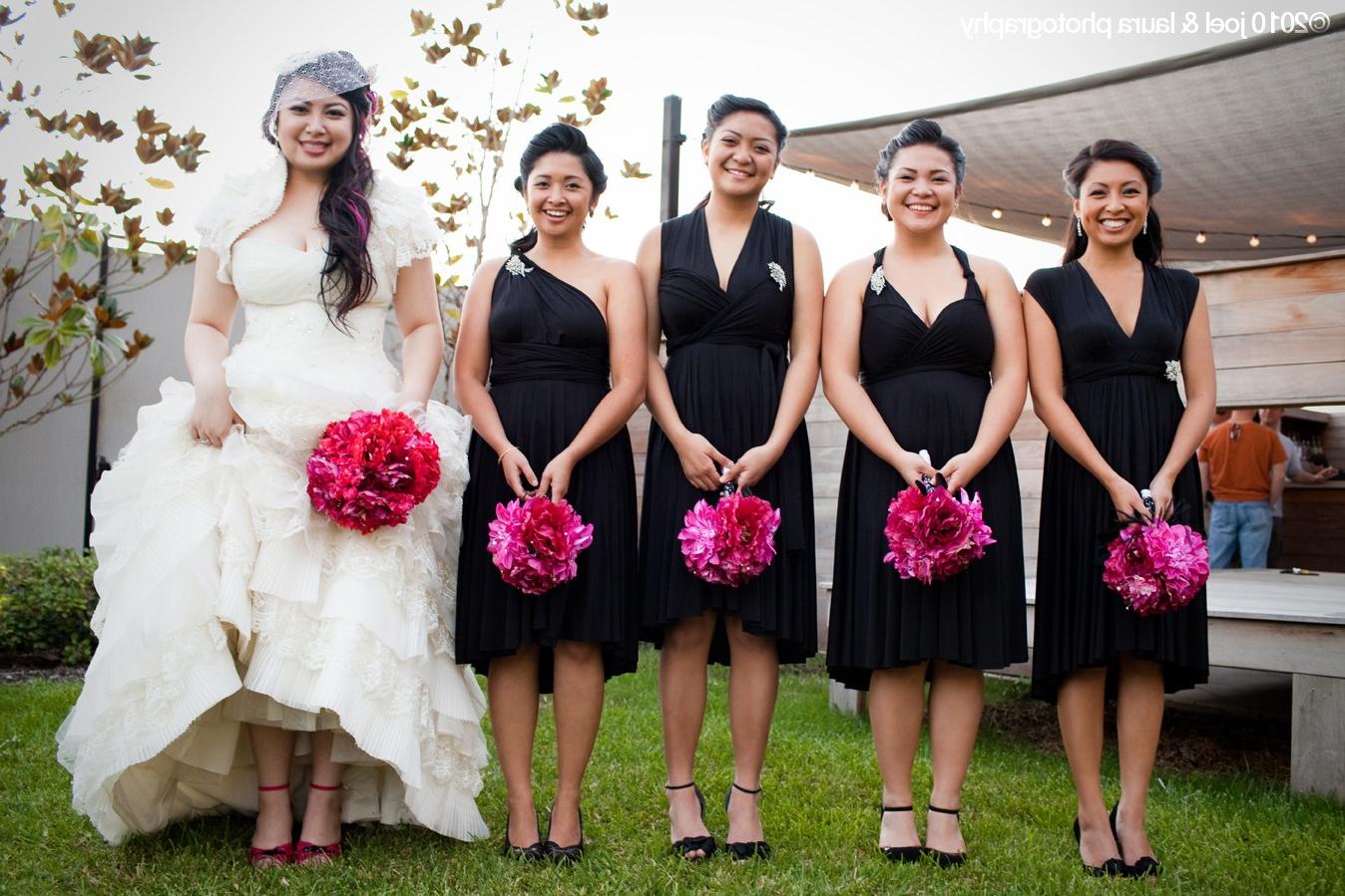 Purple Bridesmaids dresses