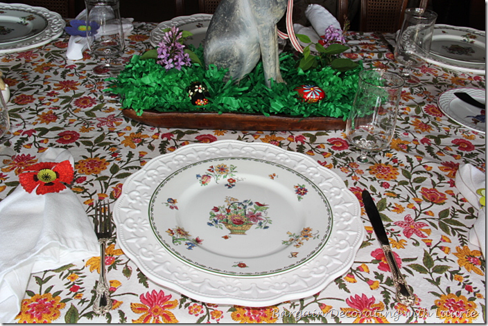 Place Setting for Easter Dinner