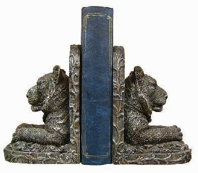  Tiger Head Bookends Set