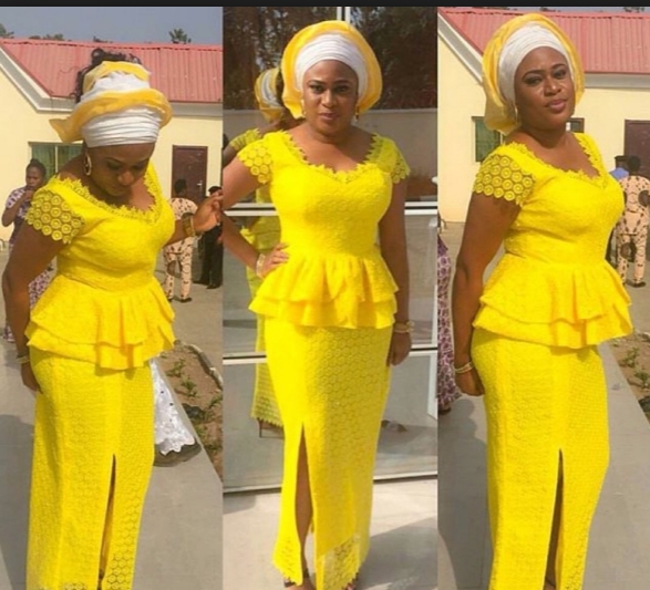 50 Stylish & Elegant Aso Ebi Collection For African Women - Reny styles