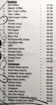 Indian Coffee House menu 4