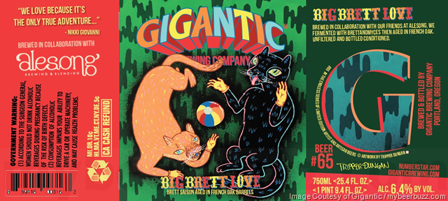 Gigantic Brewing & Alesong Collaborate On Big Brett Love