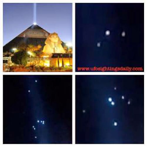 Email Report Mass Ufos Seen Over Luxor Hotel In Las Vegas Nevada On June 2013