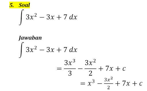 contoh soal integral dan pembahasannya pdf