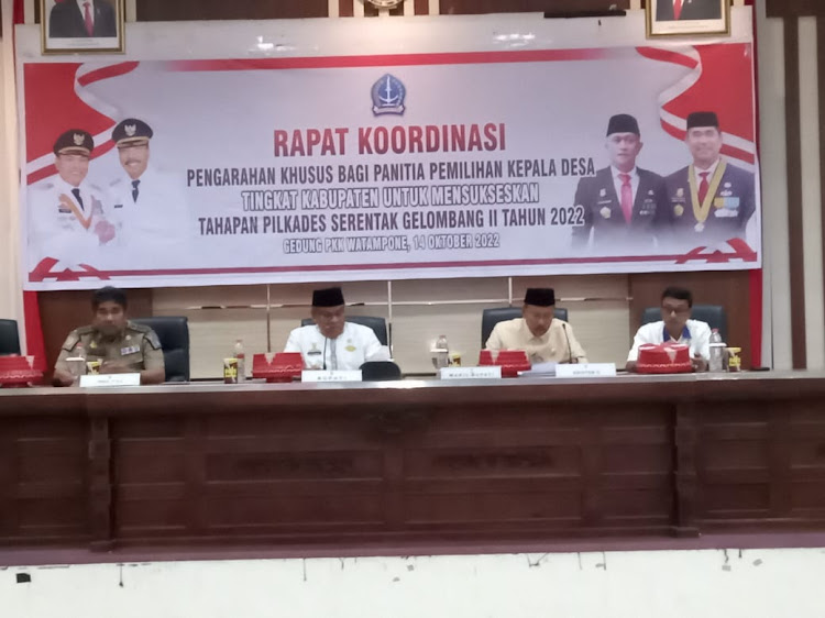 Bupati Bone: Panitia PILKADES Kabupaten Jangan Campuri Panitia Inti di TPS