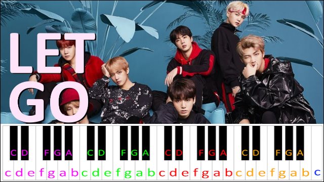 Let Go By Bts Piano Letter Notes