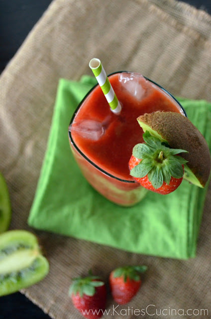 Strawberry-Kiwi Juice from KatiesCucina.com