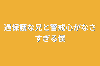 過保護な兄と警戒心がなさすぎる僕