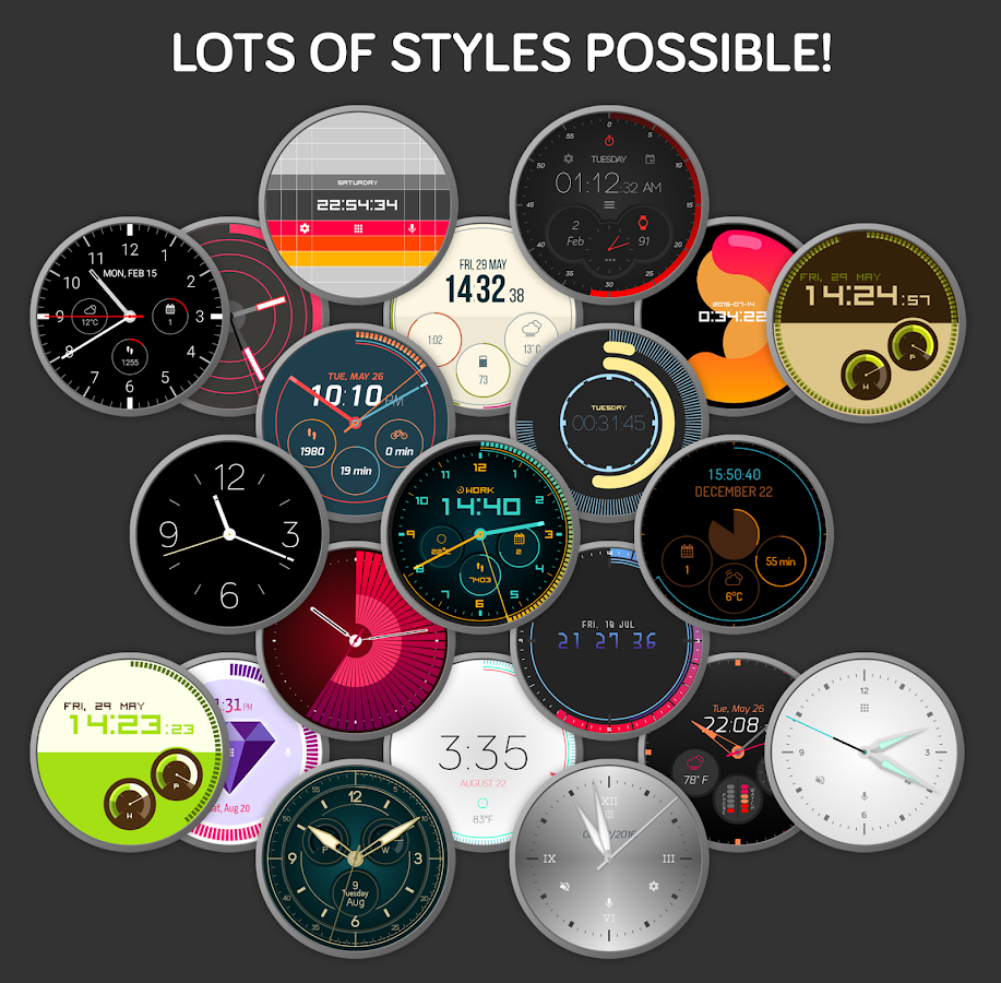 Pujie Black Watch Face for Android Wear Android Apps on Google Play