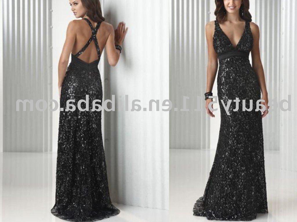 elegant black lace formal