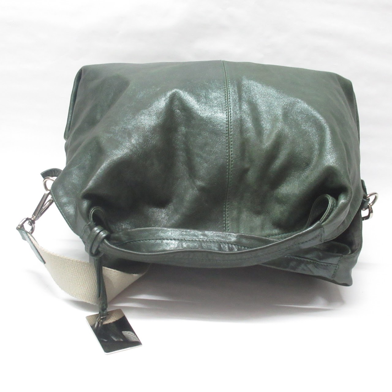 Furla Green Leather Shoulder Bag