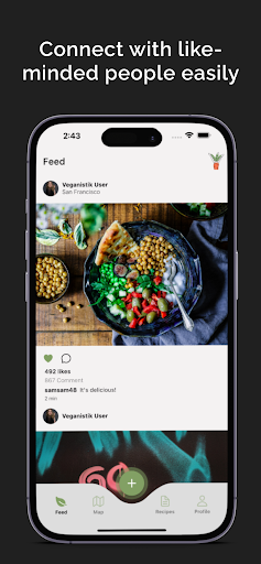 Screenshot Veganistik