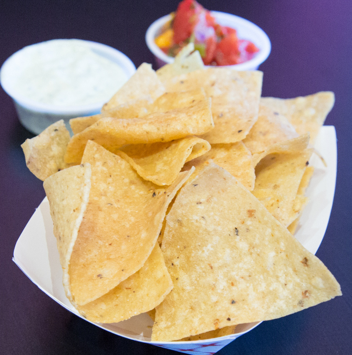 close-up photo of tortilla chips