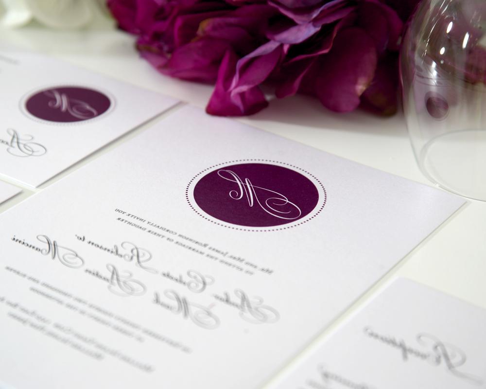 Circle Monogram Wedding