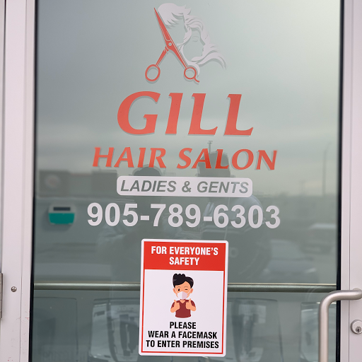 Gill hair salon logo