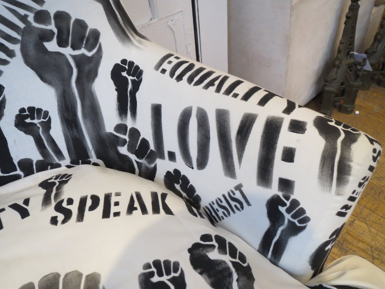 Stencil 1- Equality Arm Chair