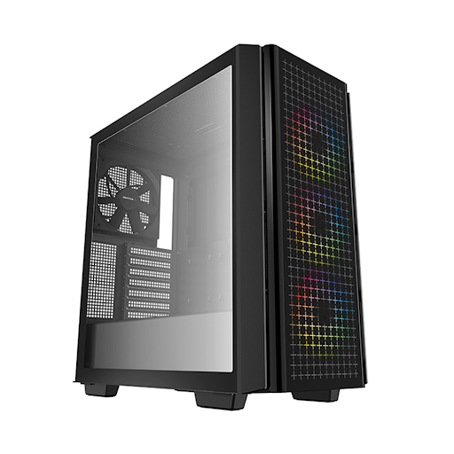 Vỏ Case Deepcool CG540 Black (3 Fan ARGB + 1 Fan Black)