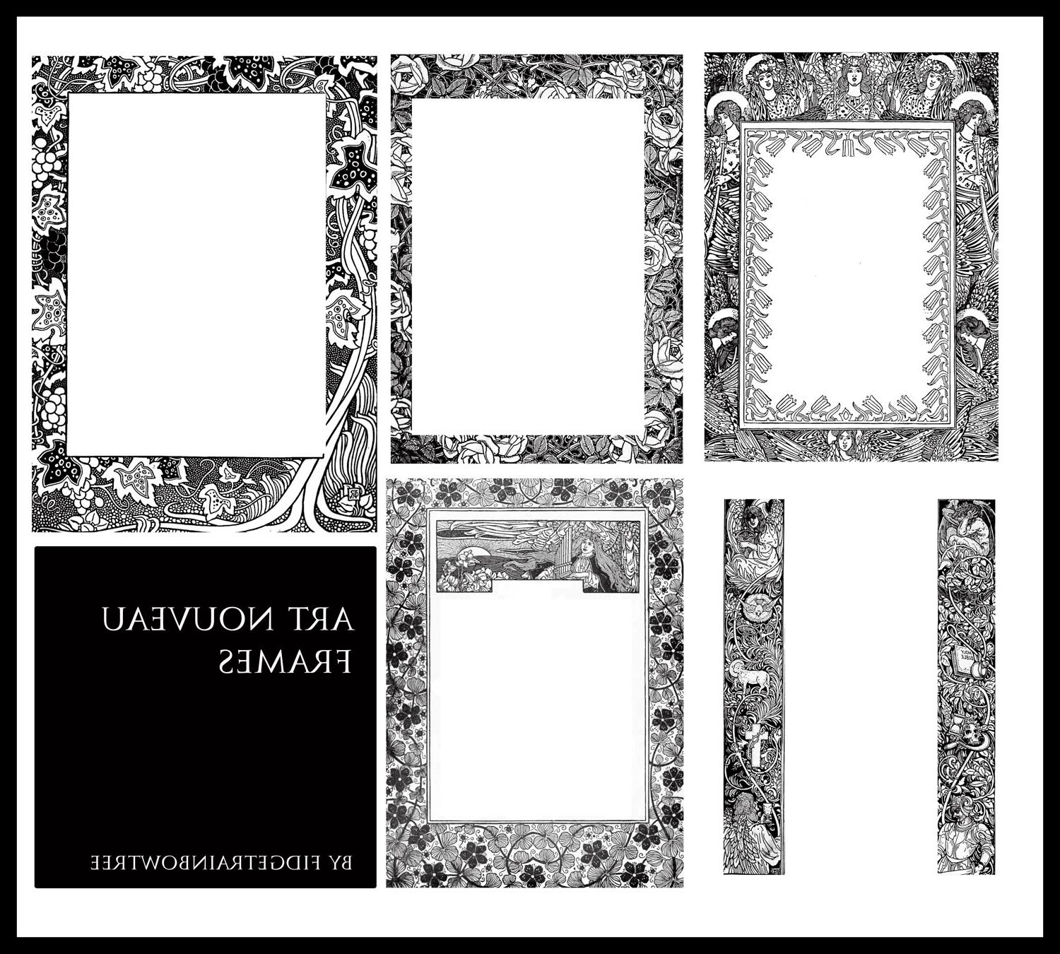 Art Nouveau Frames 1 by