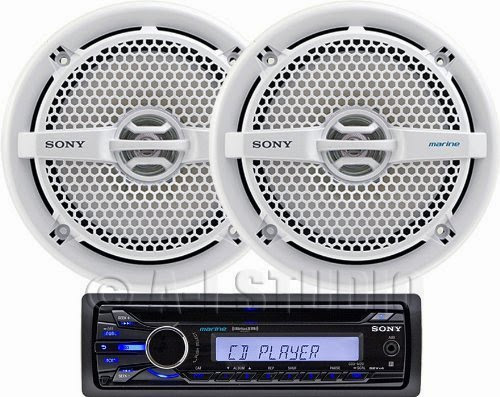  Sony CXSM2016 Marine Package with CD Receiver  &  6.5-Inch Dual Cone Speakers